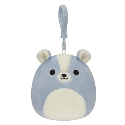 Imagen de Squishmallows 8.9 cm Clip On Sol The Skunk
