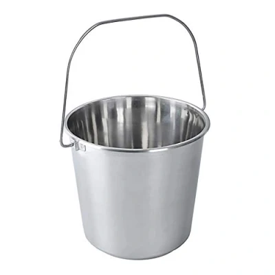 Imagen de ORION GROUP Cubo de Acero Inoxidable 8 L Cocina para Alimentos