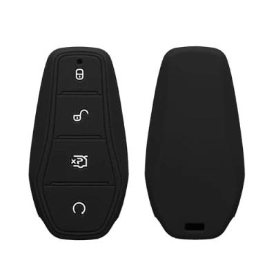 Imagen de kwmobile Funda Compatible con BYD Atto 3 / Han/Tang/Dolphin/Yuan/Seal Carcasa Protectora de Silicona para Llave Coche Case en Negro
