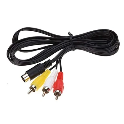 Imagen de WICAREYO 1.8m Audio Video Cable de AV 9Pin a RCA conexión para Genesis 2 3