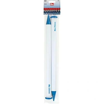 Imagen de Prym KST Agujas de Tejer para Chaqueta (40 cm, 25,00 mm), Color Gris, Grey, 25 mm