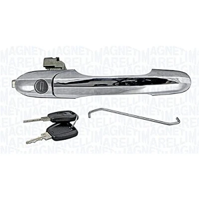 Imagen de MAGNETI MARELLI 350105021500 Manecilla de Puerta Delante, derecha con cilindro cierre cromo/negro revestido FIAT: 500 Hatchback, C Cabrio