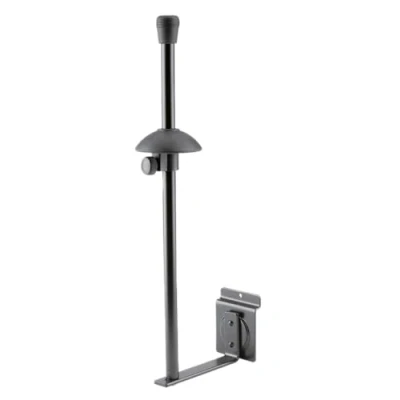 Imagen de K&amp;M 44250 Portagrapas de panel ranurado Negro