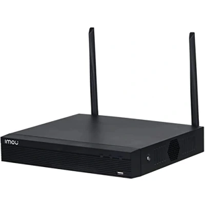 Imagen de Imou NVR 4 Canales Wi Fi. Grabador Continuo con predisposición HDD de hasta 8 TB. Salida vídeo HDMI y VGA. H.265. Alcance Fi 100 m en Campo Abierto. WiFi 2 x Mimo