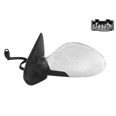 Imagen de espejo retrovisor Van Wezel 4934817 izquierda imprimado completo, asférico, para ajuste elect. espejo, calefactable SEAT: Leon I Hatchback