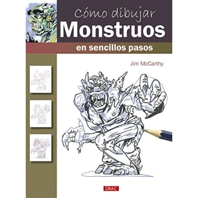 Imagen de CÓMO DIBUJAR MONSTRUOS EN SENCILLOS PASOS (COMO DIBUJAR)