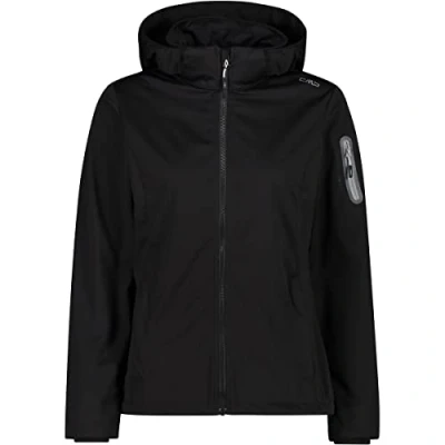 Imagen de CMP Woman Jacket ZIP HOOD Chaqueta softshell, Mujer, Talla: 42, Schwarz