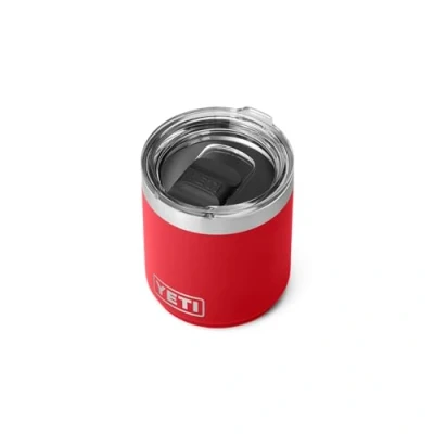 Imagen de YETI Rambler, Vacuum Insulated Stainless Steel Stackable Lowball 2.0 with MagSlider Lid, Rescue Red, 10 oz (296 ml)