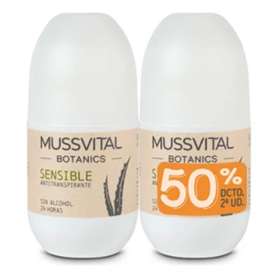 Imagen de Mussvital Botanics Sensible Desodorante 50% 2ounidad