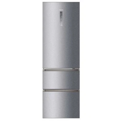 Imagen de Frigorífico combi Haier 3D 60 Series 3 A3FE737CGJ, No Frost, 200 cm, 371 l, Motor Inverter, Botellero, Inox