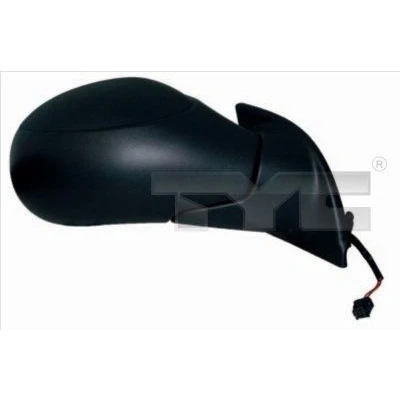 Imagen de espejo retrovisor Tyc 305 0016 izquierda negro convexo, para ajuste elect. CITROËN: C3 I Hatchback