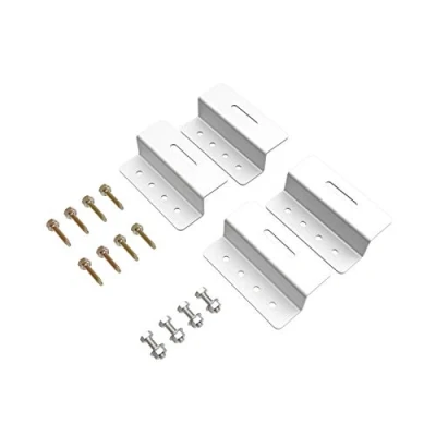 Imagen de enjoy solar Soporte en Z de aluminio 100 mm para módulos solares enmarcados, apto todos los anchos módulo (incluye tornillos y tuercas)