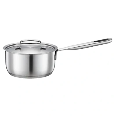 Imagen de Fiskars Cacerola, 1,5 L, Olla sin revestimiento, Apto para todas las placas de cocción, Acero inoxidable reciclado, All Steel, Plateado, 1064750
