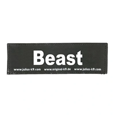 Imagen de Julius K9 162LR K 35114 Parches Fosforescentes, Intercambiables para los Arneses de Perro