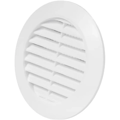 Imagen de Vent Systems rejilla blanca de 2.75 pulgadas, ventilación para interiores, baño, armario, garaje a través la puerta