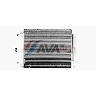 Imagen de PRASCO RT5653D Condensador con secador 15,6 10,2 Aluminio 517 R 134 a RENAULT: Talisman Berlina, Megane 4