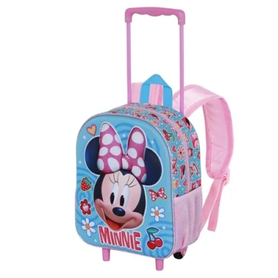 Imagen de Karactermania Disney Minnie mouse Happiness Small 3D WITH Wheels Trolley para niños, Talla: One Size, blue