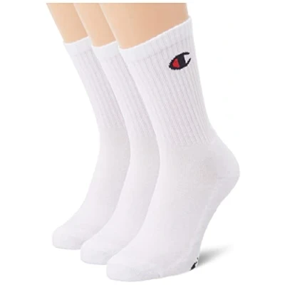 Imagen de Champion Unisex 3 PAAR Calcetines, Talla: 35 38, Weiß