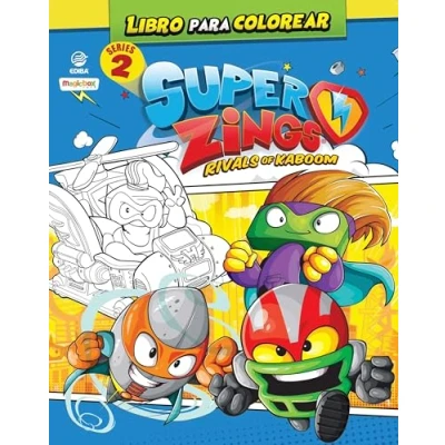 Imagen de Libro para colorear Superthings Series 2 España