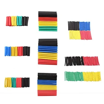 Imagen de ARCELI 328 PCS Juego de Tubos termorretráctiles, relación SIM y Nat 2: 1 Manguera con Aislamiento eléctrico, Surtido Tubo Cable Alambre (8 tamaños / 5 Colores)