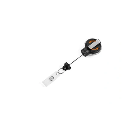 Imagen de Durable 834901 Jojo con clip giratorio de 360 grados, para tarjeteros pesados o llaves hasta 300g, 1 pieza, negro
