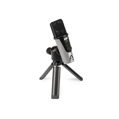 Imagen de Apogee Mic Plus Micrófono USB (cardioide, iOS, Mac y Windows, grabación de Voz Canto, LED Estado Multicolor, Puerto Micro USB)