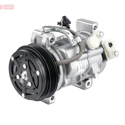 Imagen de DENSO DCP47011 Compresor de Aire Acondicionado 10SRE13C 12 PAG 46 YF R 134 a, 1234yf con acoplamiento magnético