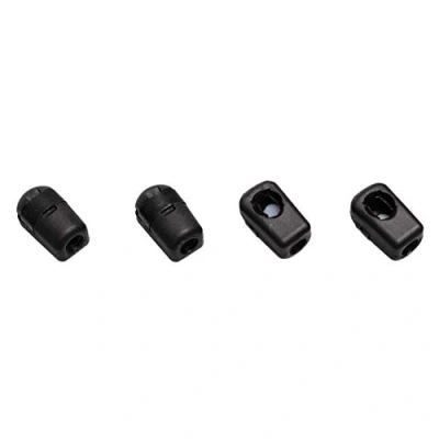 Imagen de JINGLINGKJ 10 mm bola Socket Nylon End M6 Unfold Straight Hembra desmontable Lift Apoyo Junta Conector final Rodamiento 4 piezas, negro