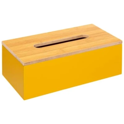 Imagen de 5five caja de pañuelos &quot;color moderno&quot; amarillo mostaza