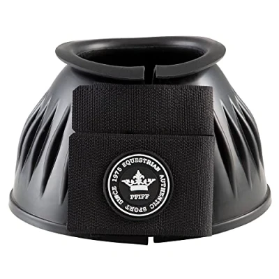 Imagen de PFIFF 102997 Campanas de Salto con Cierre Velcro Doble, Color Negro S