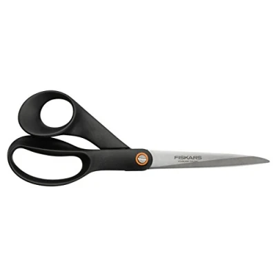 Imagen de Fiskars Tijeras universales, Longitud total: 21 cm, Acero de calidad/Plástico, Functional Form, Negro, 1019197