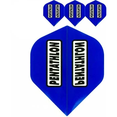 Imagen de abcdarts Pentathlon Classic Plumas para Dardos Unisex, Color Azul Oscuro