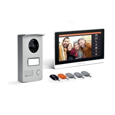 Imagen de SCS Sentinel videoteléfono doméstico, con cable, videoportero para puerta, intercomunicador pantalla táctil tarjetas Visodoor, blanco, RFID R7+, PVF0042