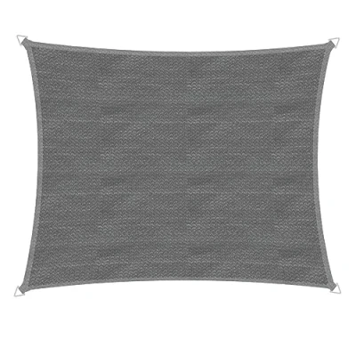 Imagen de Windhager Capri 10761 Toldo Rectangular, 3 x 4 m, protección Solar para jardín y Patio, Resistente a los Rayos UV la Intemperie, Color Gris