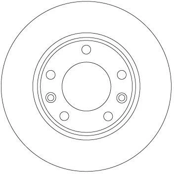 Imagen de Disco de freno TRW DF6910 volver/completo/1 pieza