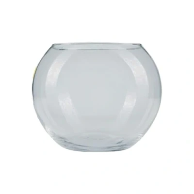 Imagen de Pecera Redonda de Cristal 10/12/16/20/23/25/30/35CM Acuario Esférico para Peces, Flores, Piedras Globo Acuático Pequeño (23cm)