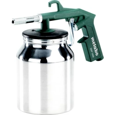 Imagen de Metabo 601569000 Pistola de Chorro Arena neumática SSP 1000 Demanda Aire 300 l/min, Negro