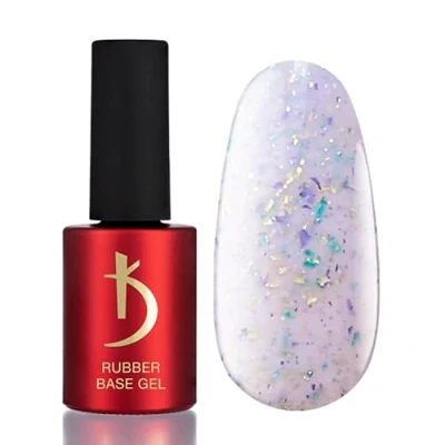 Imagen de Kodi Professional Esmalte Semipermanente Púrpura Pastel Soufflé Esmaltes Semipermanentes para Uñas 7ml Rubber Base Gel Purple Coat UV LED