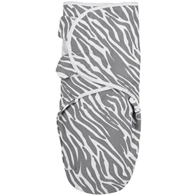 Imagen de SwaddleMeyco Manta para Envolver al bebé (0 3 Meses), diseño de Cebra, Color Gris