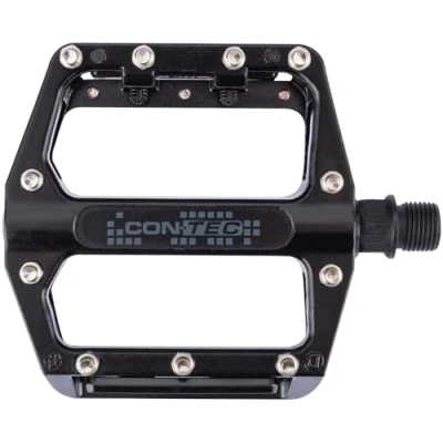 Imagen de CONTEC 2black Pedales de Bicicleta, Unisex Adultos, Negro, 9/16&quot;