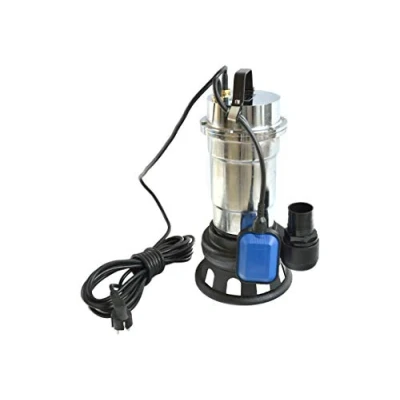 Imagen de Bomba de Aguas Sucias Sumergible con Trituradora y Flotador, Corpo in Nichel Inmersión para Residuales WQD 10 8 0,55 550W, 17 000L/h, Altura Impulsiòn máx. 8m
