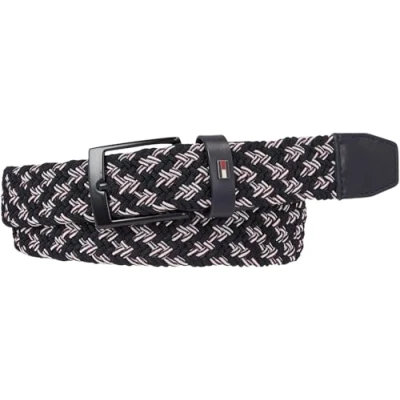 Imagen de Tommy Hilfiger Cinturón Hombre Adan de correa elástica, Blau (Azul), 110 cm