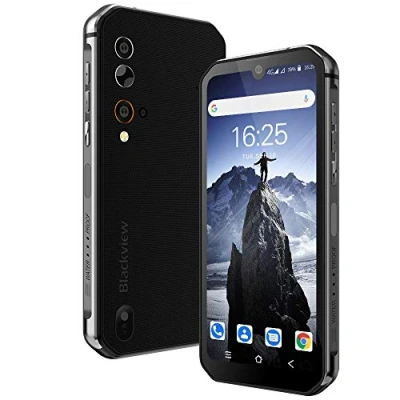 Imagen de Blackview Móvil Resistente, BV9900E Android 10 Impermeable Smartphone,Helio P90 Octa Core,6GB+128GB,128GB SD, 48MP+16MP,IP68/IP69,NFC/Face ID/GPS
