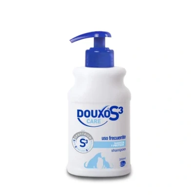 Imagen de DOUXO S3 Care Champú para Perros y Gatos Higiene Uso frecuente Suaviza Protege Fragancia hipoalergénica 200ml