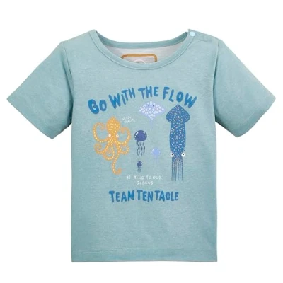 Imagen de first instinct by killtec Unisex Kids Camiseta FIOS 52 MNS TSHRT, Blue, 110, 41554 000
