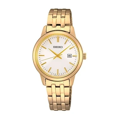 Imagen de Seiko Reloj Analógico para Mujeres de Cuarzo con Correa en Acero Inoxidable SUR412P1