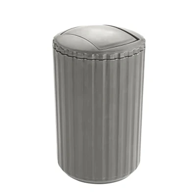 Imagen de Allstar Cubo con tapa basculante Minas Taupe 3 ltr. para cosmética Capacidad: l, Polipropileno, 15 x 25 cm,