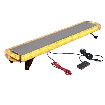 Imagen de 88LED Luz Emergencia del Coche 88W de Advertencia Estroboscópico 21 Modos Flash LED Ámbar Impermeable con Interruptor Control Pantalla Digital para 12V 24V Vehículo Remolque Camión