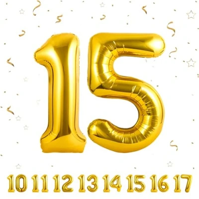Imagen de Globos de Cumpleãnos Numeros 10 Oro,101 CM Globo Gigantes Grandes Decoracion,Globo Numero Niño Niña Adultos decorazione,Vuelan con Helio