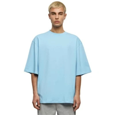 Imagen de Build Your Brand By256 oversized Sleeve tee Camiseta, Azul báltico, S para Hombre